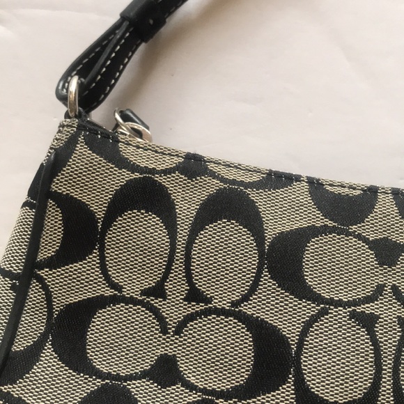 Vintage Y2k Coach Demi Mini Bag Baguette Small Purse 90‘s 2000‘s Black Gray Cute - Picture 6 of 16